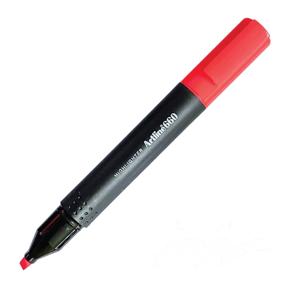 ปากกาไฮไลท์ ARTLINE EK-660 สีแดง_0